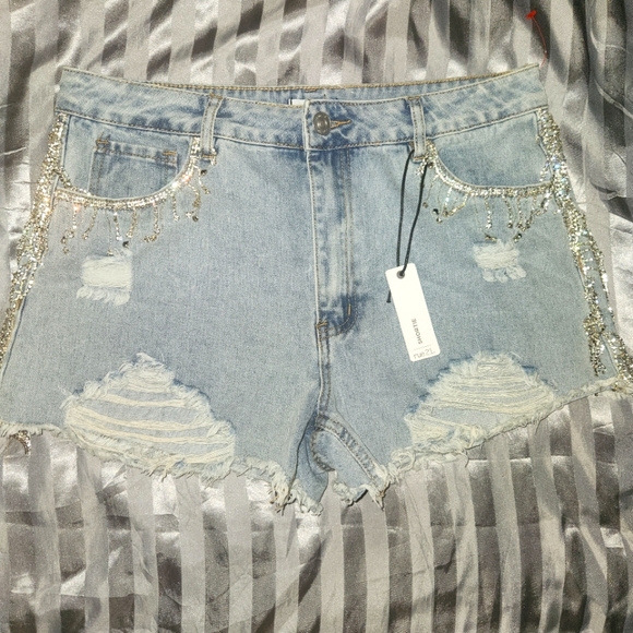 Rue21 Pants - NWT Bling Denim Shorts